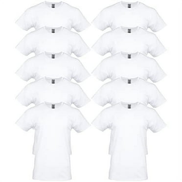 Gildan Mens Heavy Cotton T-Shirt

 (Pack of 10) 10 White