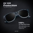 thumbnail image 3 of Gafas de sol KALIYADI polarizadas con acabado mate y bloqueo UV (paquete de 3), 3 of 7
