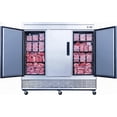 thumbnail image 3 of Cooler Depot 83 inch 65 cu.ft, 3 doors Reach-in Commercial Freezer, NSF Certified., 3 of 8