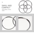 thumbnail image 6 of Phenofice Wheel Ring Aluminum Alloy Silver 4Pcs, 6 of 8