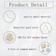 thumbnail image 3 of Juego de aros atrapasueños, aros de metal para manualidades, macramé de 6", dorado, 5 formas, 4 tamaños, pompones., 3 of 4