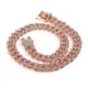 thumbnail image 1 of 1 Uds. Collares de cadena cubana para hombre, joyería de Hip Hop con diamantes ostentosos para mujer, 1 of 5
