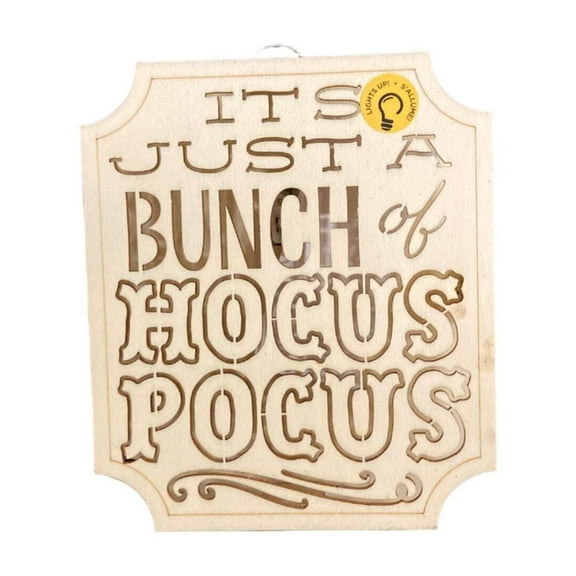 Make Market Halloween Hocus Pocus Light Up Decoration 7x6in