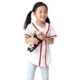 thumbnail image 2 of Hat and Beyond Kids Active Athletic Baseball Button Down Jersey Uniform, 2 of 6