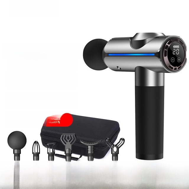 Pistola de fascia, relajante muscular deportivo, pistola de membrana para músculos cervicales, instrumento de masaje de liberación de vibración portátil eléctrico