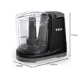 thumbnail image 2 of T-fal Procesador de Alimentos Max Chopper cuenta con dos velocidades y capacidad de 700 ml. Potencia de 135 W para poder picar alimentos en segundos, potente y vers&aacute;til, Desmontable, Negro,, 2 of 7