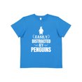 thumbnail image 1 of Inktastic Easily Distracted by Penguins Women's T-Shirt, 1 of 4