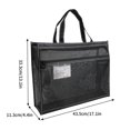 thumbnail image 4 of Birdeem Get Organized with Our Extra Large A3 Art Bag - the Mesh Zipper Case for All Your Needs Transparent Mesh Zipper Pouch for Easy Organization and Storage, 4 of 10