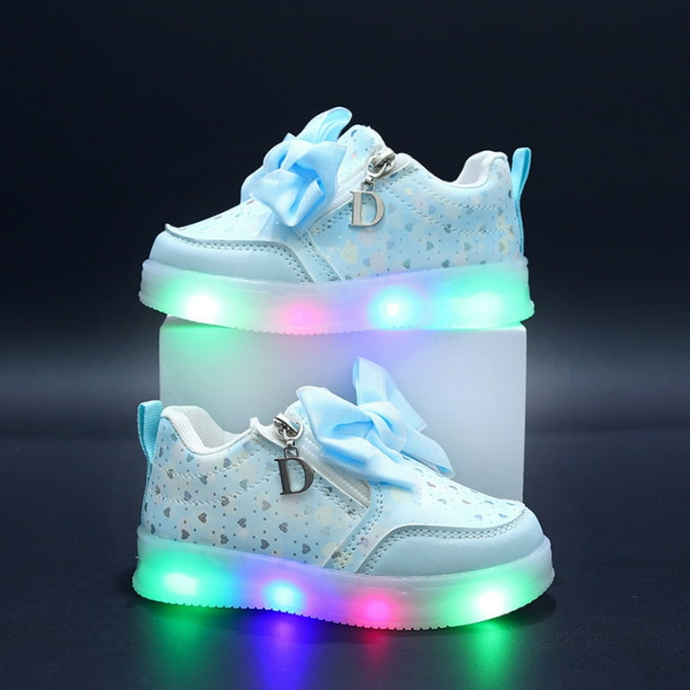 yocbz Squeaky Shoes for Toddler Girls Boys Girls Light Up Sneakers