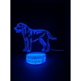 thumbnail image 5 of Dog  3D Night Light Multi Color Changing Illusion Lamp for Children Kids Girls Boys Animals Fan Gift Christmas Birthday Best Gifts, 5 of 5