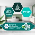 Disposable Premoistened Washcloths Non Irritating Adult Cloth Wipes