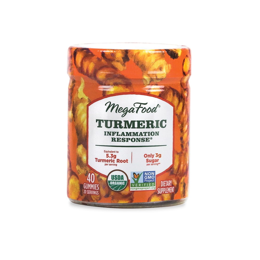 Buy MegaFood, Certified Organic Turmeric Spice Gummies, Soft Chew