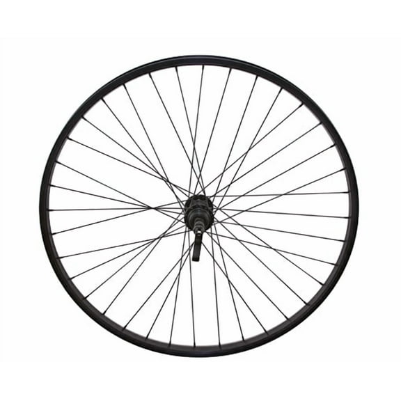 bike 26" x 1.50" Alloy Free Wheel 14G W/Q.R Black. ,bicycle wheel
