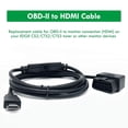 thumbnail image 1 of xianlin-OBD2 to HDMI Plug Monitor Interface Replace Cable Fit for Edge CS2 CTS2 CTS3 Replace #H00008000 OBDII to HDMI Monitor/Tuner/Insight - [73.2 inches/186 cm], 1 of 4