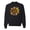Black, variant on Sunflower Animal Print Fashion Unisex Crewneck Graphic Sweatshirt, Kelly, X-Large
