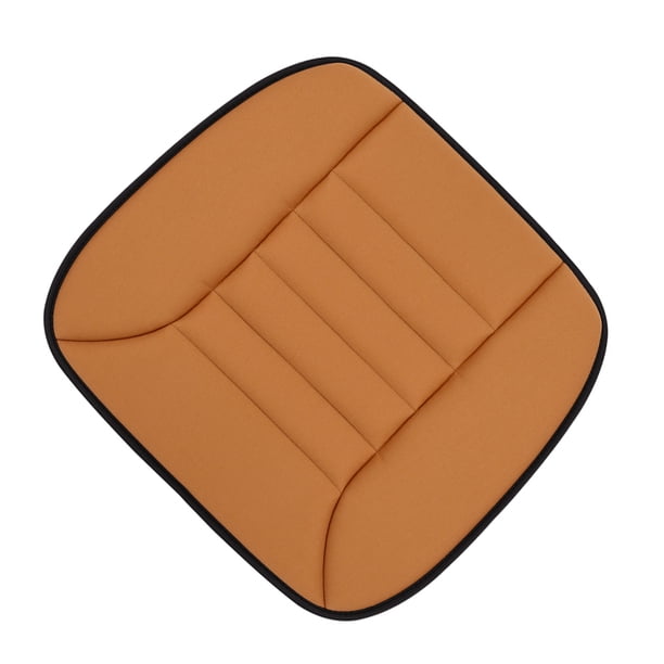 Cubiertas de coche Riwesomey Cojín de asiento de automóvil Almohadilla resistente al desgaste de fibra Naranja