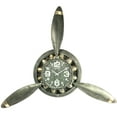 thumbnail image 3 of Horloge Murale Décorative en Métal Hélice d'Avion, 3 of 11