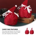thumbnail image 6 of COMPUKAS Draw String Bags Lint Gift Wrapping for Everyone Christmas Celebration 2Pcs, 6 of 8