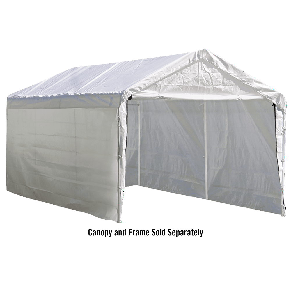 ShelterLogic Canopy Enclosure Kit for Super Max, 12 x 20 ft, White