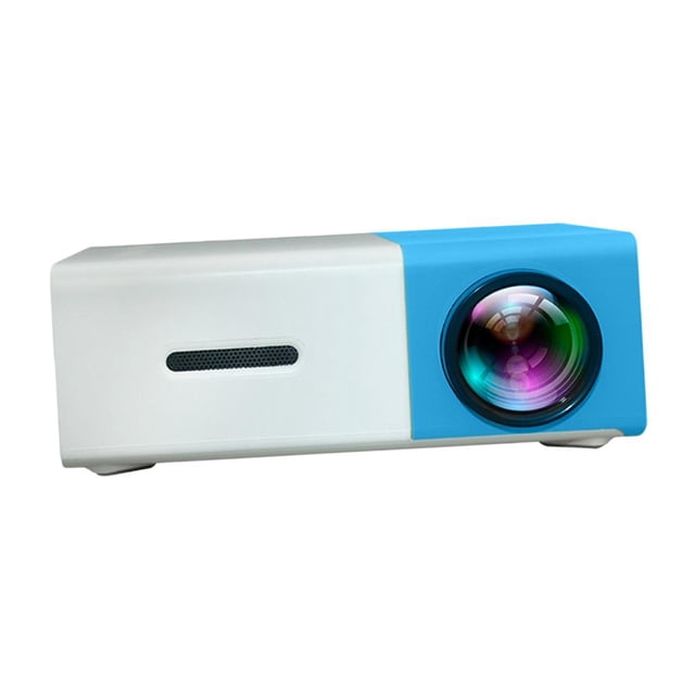 Mini proyector, compatible con pantalla, TV Stick, USB, compatible con tarjeta , para películas BLESIY Mini proyector portátil