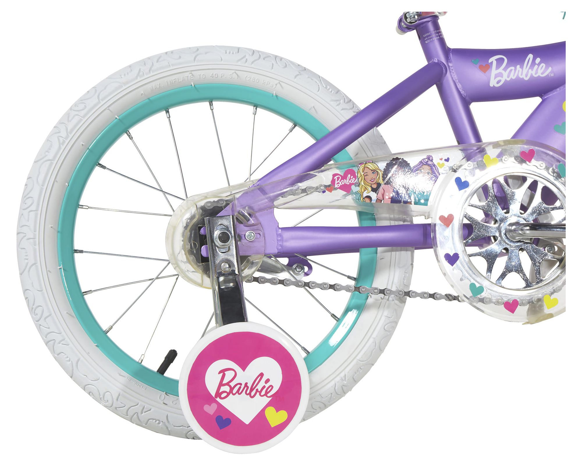 Dynacraft Barbie 16-Inch BMX Bike For Age 5-7 Years - image 4 of 11
