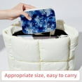 thumbnail image 6 of Snowflakes Velvet Portable Earring Holder with Removable Compartment - Gift-Worthy Jewelry Stand and Travel Organizer with Necklace Holder, 6 of 7