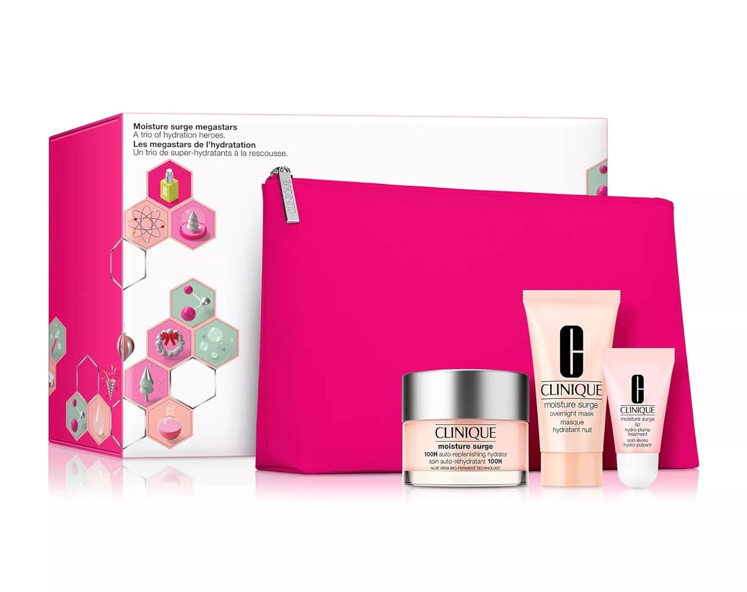 CLINIQUE Moisture Surge セット Clinique - Intense Skin Care Moisture Surge Set, 3pcs Size