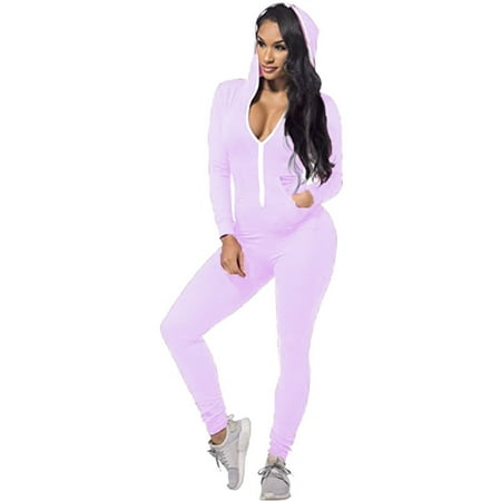 

Bxzhiri Women s Casual Fashion Autumn And Winter Solid Colour Long Sleeve One Piece Suit
