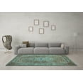 thumbnail image 3 of Ahgly Company Indoor Rectangle Persian Light Blue Traditional Area Rugs, 7' x 9', 3 of 4