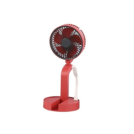 

WMYBD Home appliances Folding Retractable Fan With LED Lights Mini Fan Portable Small Usb Rechargeable Fan Outdoor