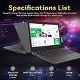 thumbnail image 2 of Lenovo 300e G4 11.6" 2-in-1 Touchscreen Chromebook, MediaTek MT8186 Processor, 4GB RAM, 160GB Storage (32GB eMMC+128GB USB Card), ‎Integrated Graphics, Wi-Fi 6, Chrome OS, Gray, 2 of 7