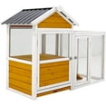 thumbnail image 6 of Wooden Chicken Coop Duck Coop Outdoor 48in Nest Box Large Hen House Wooden Backyard Poultry Cage, 6 of 6