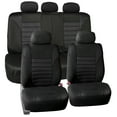 thumbnail image 5 of 3 Row 8 Seaters SUV Seat Covers for Auto 3D Mesh Solid Black Full 3 Row Covers Set For SUV Van, 5 of 8