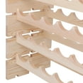 thumbnail image 3 of ZENSTYLE Stackable Modular Wine Rack 96 Bottle Wine Storage Stand Wooden Wine Holder Display Shelves, 3 of 4