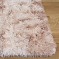 thumbnail image 3 of SAFAVIEH Rainbow Jaki Abstract Shag Area Rug, Beige, 5' x 7', 3 of 10