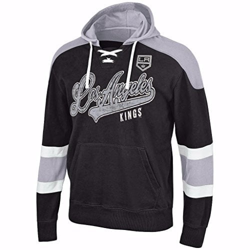 G-III Sports Los Angeles Kings Power Play Chandail à Capuche en Molleton Français Lacé TTG
