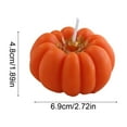 thumbnail image 3 of Fall Scented Candles Gift , Handmade Simulated Pumpkin Shaped Spice Candle, Thanksgiving Aromatherapy Candles, Orange Soy Wax Votive Tea Lights, Autumn Home Farmhouse Table Decor, 3 of 6