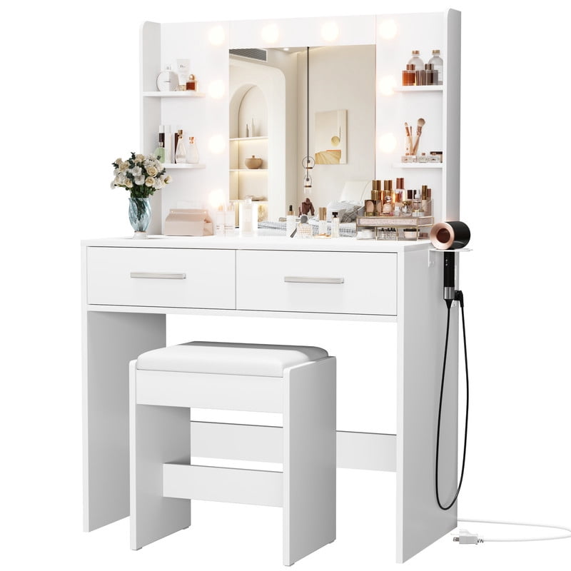 White: With Stool