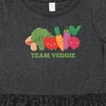 thumbnail image 4 of Inktastic Team Veggie Girls Toddler Dress, 4 of 5