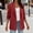 Red, variant on laqbezok Women's Jacket, Lapel Neck Roll Up Sleeve, Blazer Jacket for Women, Army Green L