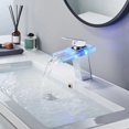 thumbnail image 4 of LED Bathroom Sink Faucet 3 Colors Changing Light for Sinks 1 Hole or 3 Hole RV Bath Vanity Faucet Washbasin Tap for Household, 4 of 10