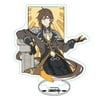 DraggmePartty Anime Genshin Impact Figures Desk Plate Models Acrylic Stand Model Toys Action Figures Desk Decor Ornaments