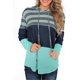 thumbnail image 1 of Sudaderas y sudaderas con capucha para mujer, sudaderas con cordón de manga larga, camisetas a rayas con bloques de color brillar Electrónica, 1 of 2
