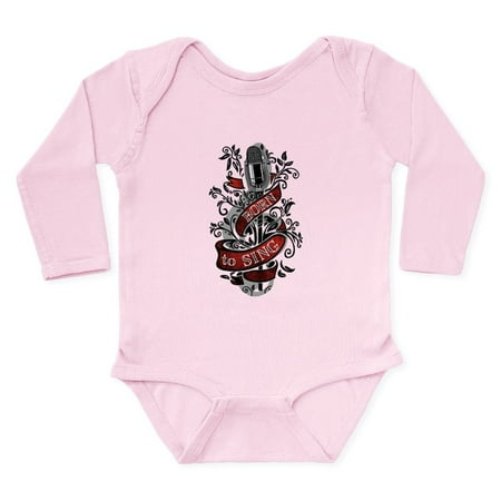 

CafePress - Born To Sing - Long Sleeve Infant Bodysuit