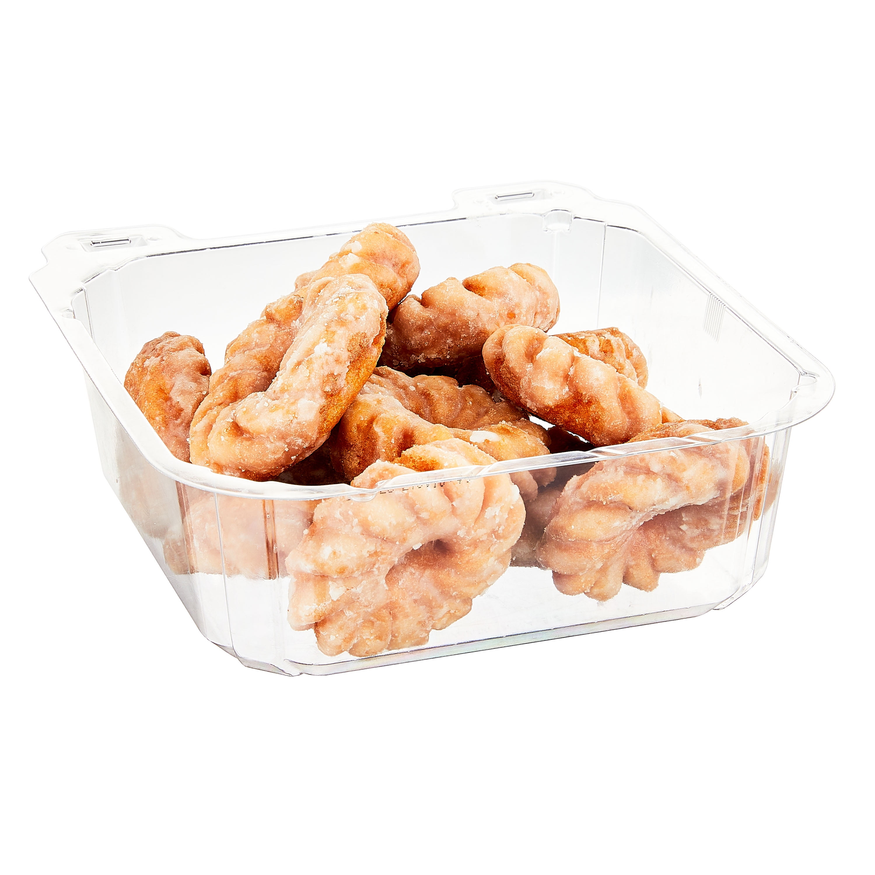 Freshness Guaranteed Glazed Mini Crullers, 10 oz Clamshell, 10 Count (Shelf-Stable)
