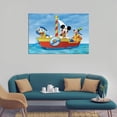 thumbnail image 4 of Mickeys Mouse And Friends Donald-Duck Sailboat Canvas Wall Art Prints Poster Gifts Photo Picture Painting Posters Room Decor Home Decorative 08x12inch(20x30cm), 4 of 6