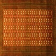 thumbnail image 1 of Ahgly Company Machine Washable Indoor Square Southwestern Yellow Country Area Rugs, 8' Square, 1 of 4