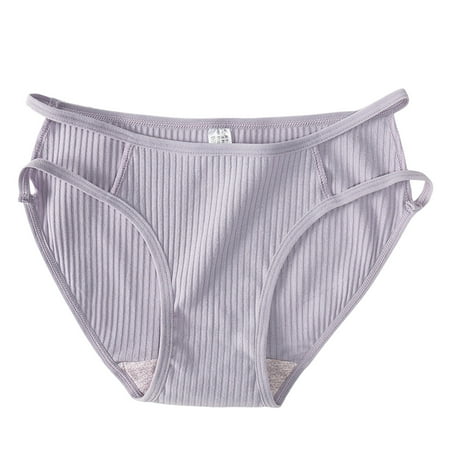 IUJSOY Cheeky Underwear for Women Cheeky Panties Lace Stretch High Cut Seamless Ice Silk Briefs