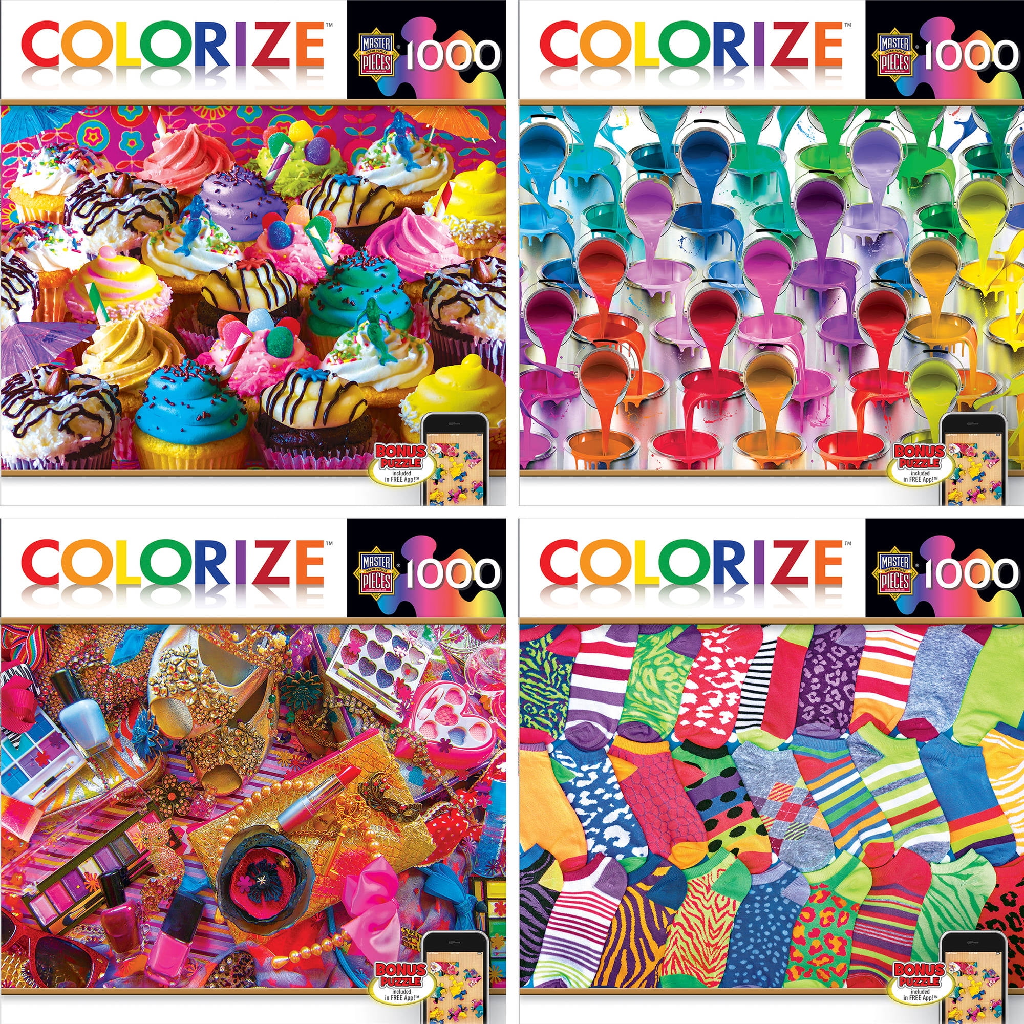 MasterPieces 1000Piece Colorize Puzzles