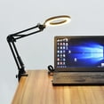 thumbnail image 2 of Graflsoa 5X LED Magnifying Desk Lamp with Adjustable Arm for Precision Tasks - Reading, Jewelry Making, Welding - 33cm Extendable Holder, White or Black Options, 2 of 7